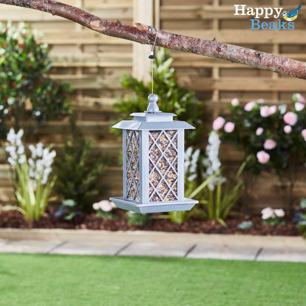 Happy Beaks Small Lantern Bird Feeder